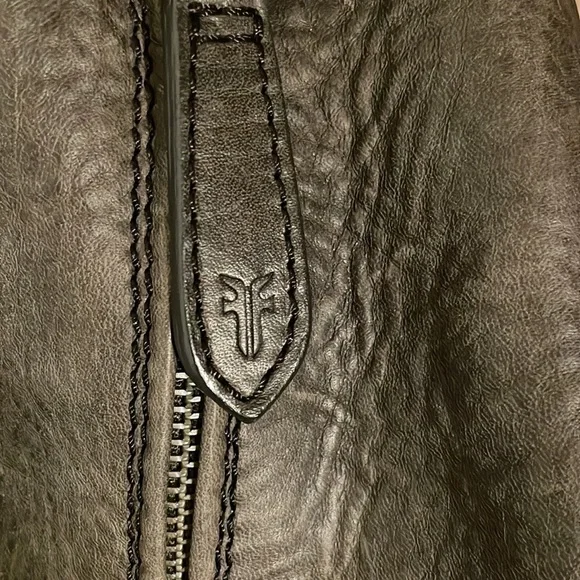 Frye leather bag drawstring backpack - Picture 3 of 5